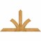 Ekena Millwork Richland Rough Sawn Timber Gable Bracket, Western Red Cedar, 72"W x 39"H x 2"D x 6"F, 13/12 Pitch GBW072X39X0206RIC00RWR - alternate 1